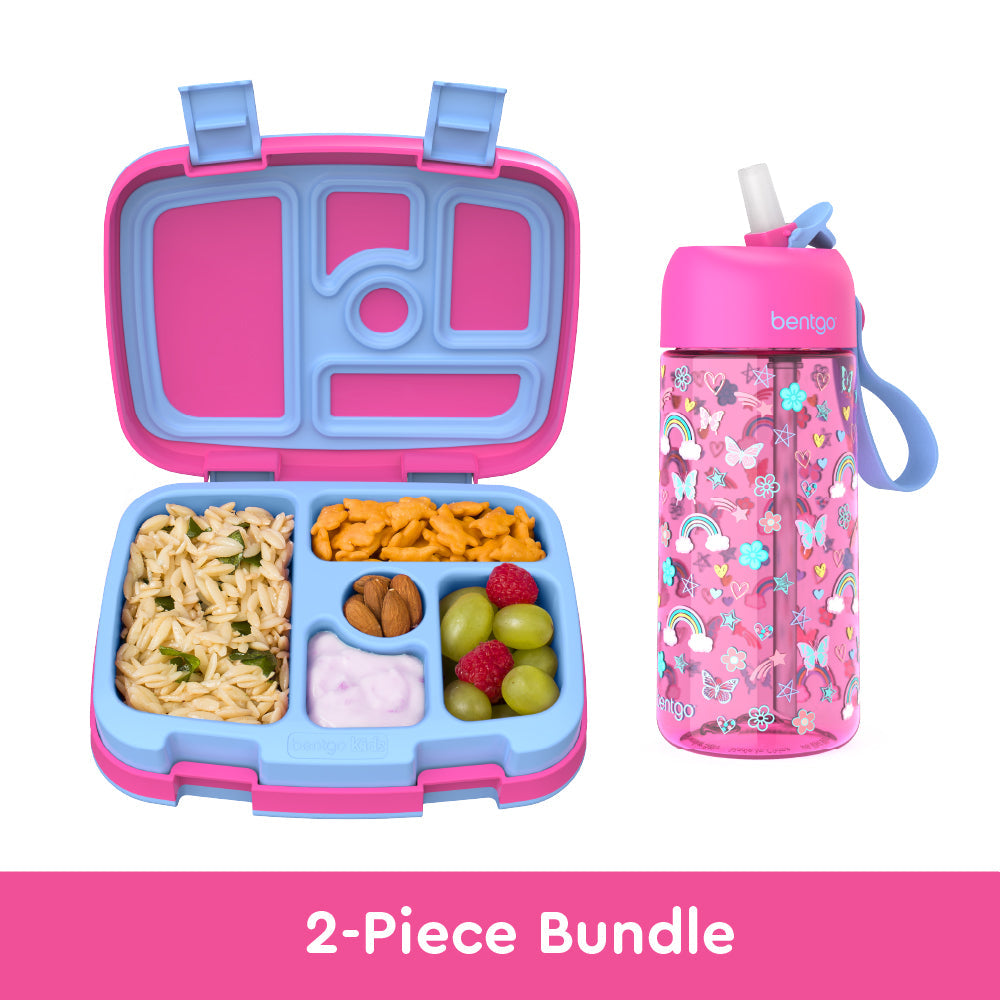 Bentgo Kids Prints Lunch Box & Water Bottle