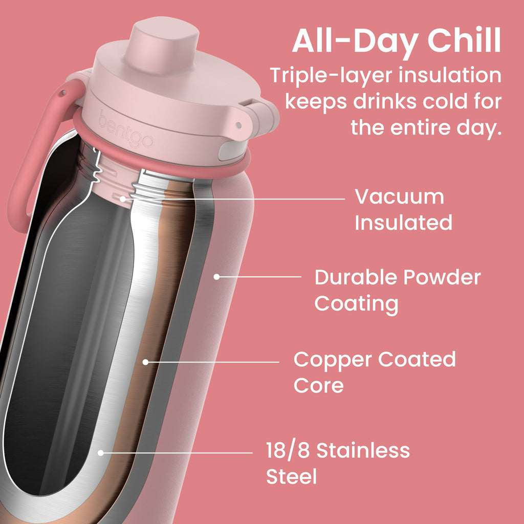 Bentgo Flip 2-in-1 Water Bottle (24 fl oz)